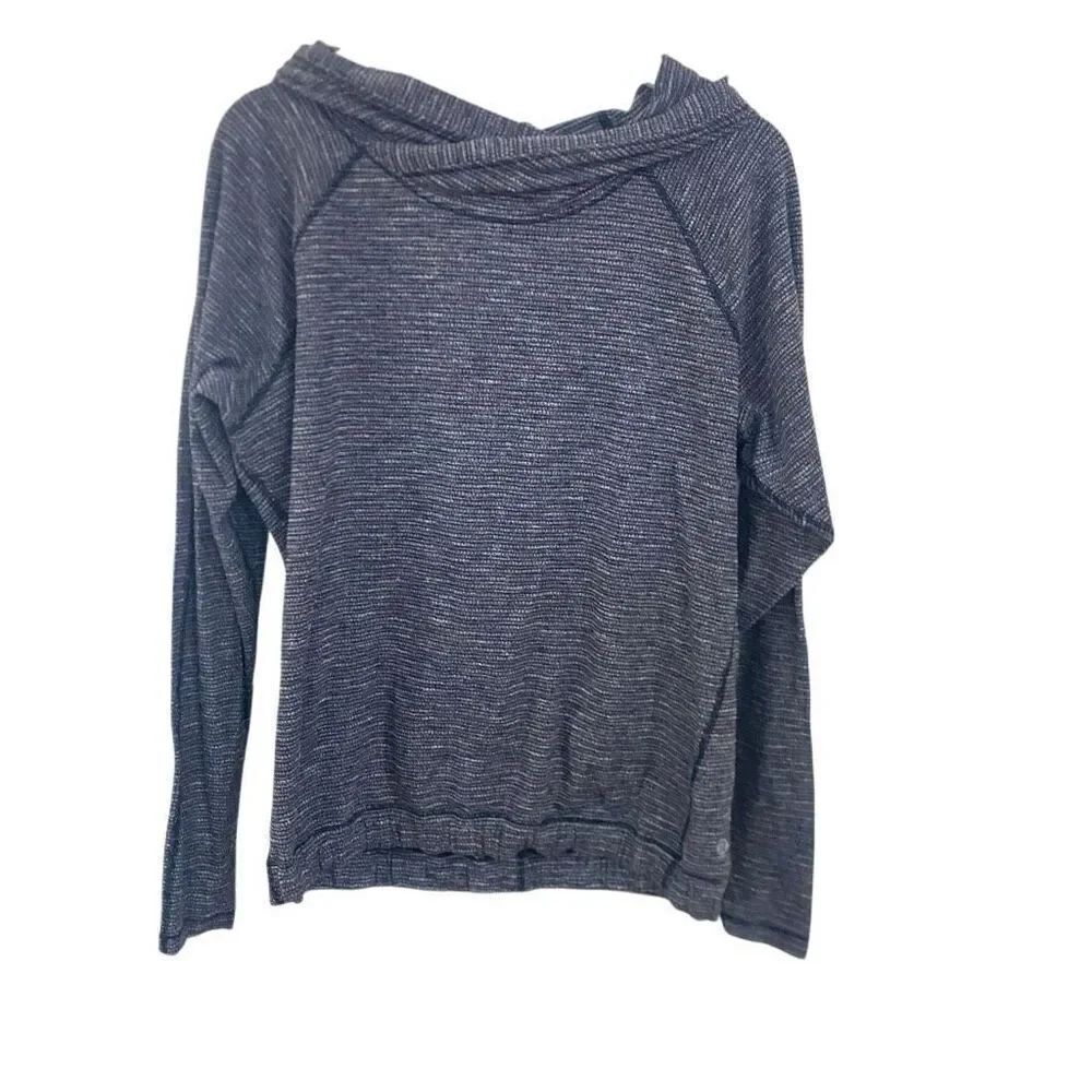 Lululemon Healthy Heart Pullover II Coco Pique Black White size 8 (size tags gon